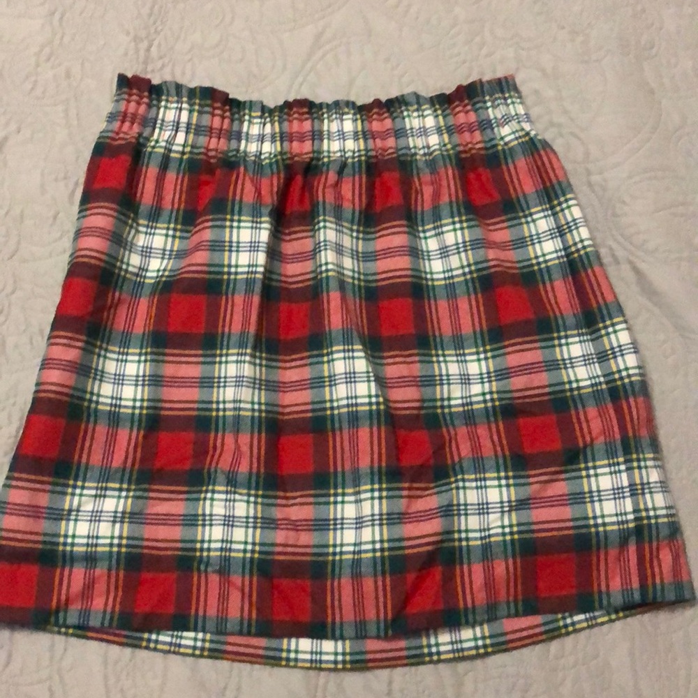 J. CREW // Plaid Wool Skirt